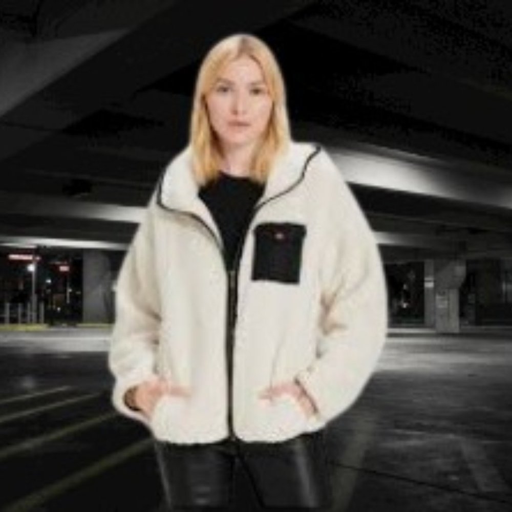NWT UGG Kadence Faux Fur Fleece Hoodie - L, XL
